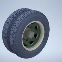 1/35 scale wheels for ww2 German 3ton trucks