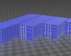 1/64 shipping containers set