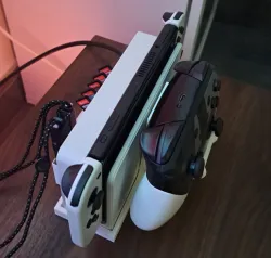 3 in 1 Switch Dock (Pro Controller, Straps, Game cards) Holder