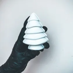 3D form bath bomb "Christmas tree"