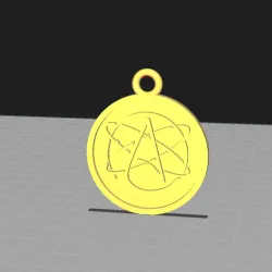 American Atheist Keychain
