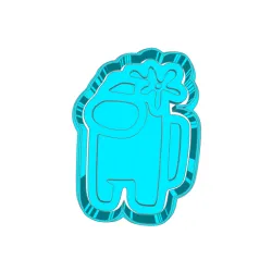 Among Us  (49)   CUTTER AND STAMP, COOKIE CUTTER, FORM STAMP, COOKIE CUTTER, FORM