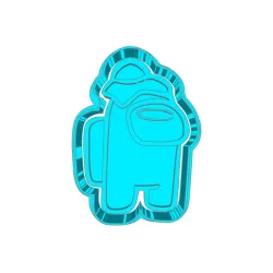 Among Us  (50)   CUTTER AND STAMP, COOKIE CUTTER, FORM STAMP, COOKIE CUTTER, FORM