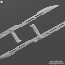 Arm-Blades for 6 inch action figures