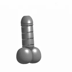 ARTICULATED PENIS FIGURE KEYCHAIN V2
