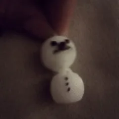 Articulated SnowMan Keychain (Print-İn-Place)