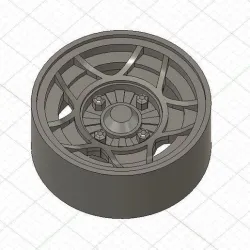 ATS Type A wheel 3D Model STL and STP 3D print model