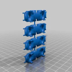 B-Train Shorty chassis for KATO bogie X 4