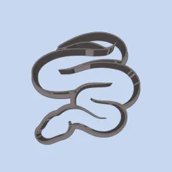 Ball Python COOKIE CUTTERS, MOLD FOR CHILDREN, BIRTHDAY PARTY