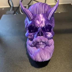 Bearded Devil Skull