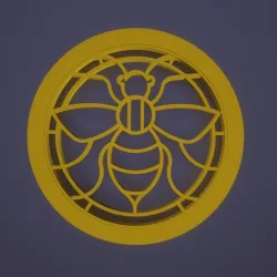 bee polymer clay cutter 7 size