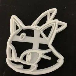 Blaze the cat sonic cookie cutter