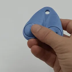 Boobs / breast fidget keychain / toy - print in place