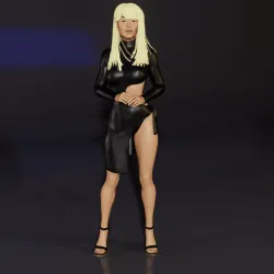 Carla - Spectator series (Clothed, underwear & Nude versions)