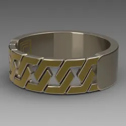 chain men ring simple
