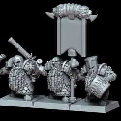 Chaos Dwarf Command Group 2