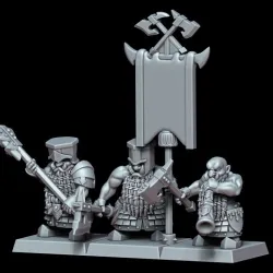 Chaos Dwarf Command Group 3