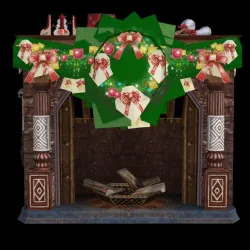 Christmas Fire Place