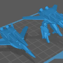 Classic Unseen Phoenix Hawk LAM for Battletech Tabletop Games