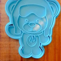 Cookie Cutter Aviator Bear