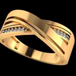 Crossed ring