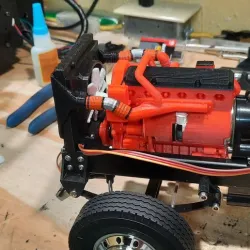Cummins N14 1/14 Tamiya Model