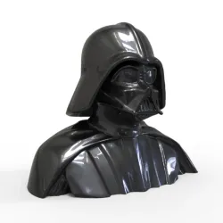 Darth Vader Bust 3D Model Star Wars