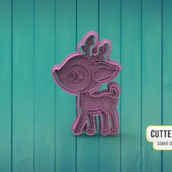 Deer Deer Cookie cutter M6