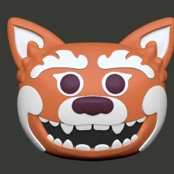 Disney Turning Red Panda Mask Wall Art