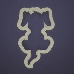 dog polymer clay cutter 5 size