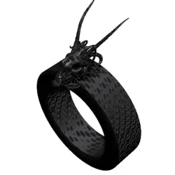 Dragon skeleton ring