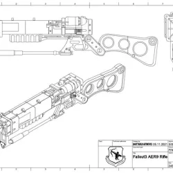 Fallout 3 - AER9 Laser Rifle STL Files