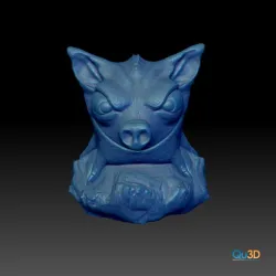 Fantasy Model- "Gyrill " STL 3D Print Model High Polygon