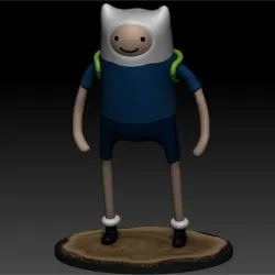 Finn the Human- Adventure Time 3D print model