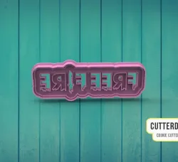 Free Fire Cookie cutter logo