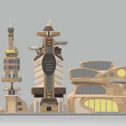 futuristic city