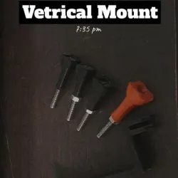 GoPro vertical mount