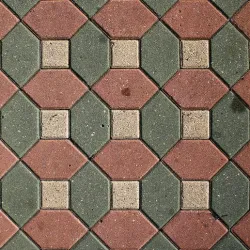 Hex & Square Tile Pattern (Roller & Stamp)