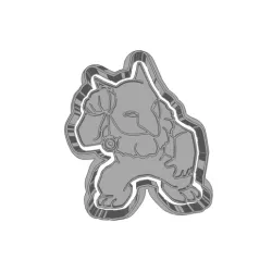 Hypno Pokemon cutter and stamp, cookie cutter, form