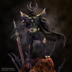 Kiba, The Dark Knight statue 3D printing