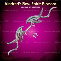 Kindred Bow Spirit Blossom Skin From League of Legends - Fan Art 3D print model