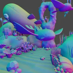 Kyogre diorama