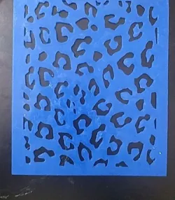 leopard stencil