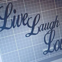 Live Laugh Love Words Wall art