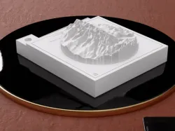Lone Eagle Peak - Colorado - USA - Circular - Plate - Base for Feathers