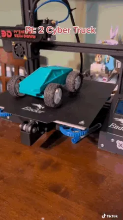 Micro Cybertruck Rc Model (ps4 controller)