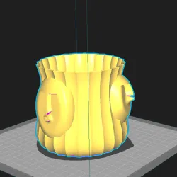 oof stone plant pot