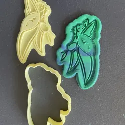 Penis butterfly cookie cutter
