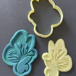Penis butterfly cookie cutter