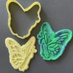 Penis butterfly cookie cutter